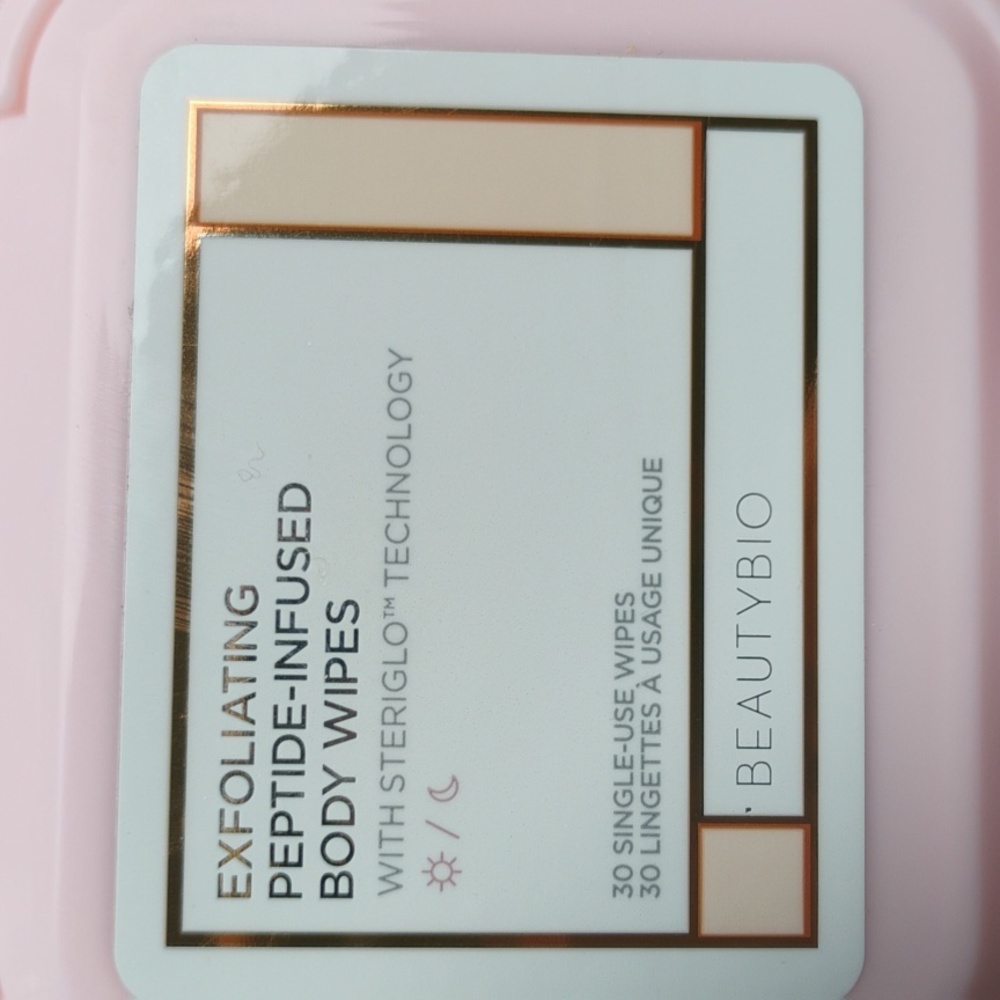 Buy it Now Price Beaty Bio Exfoliating Peptide-Infused Body Wipes - Picture 2 of 7